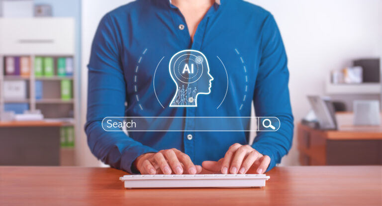AI-enabled search engine and chat bar