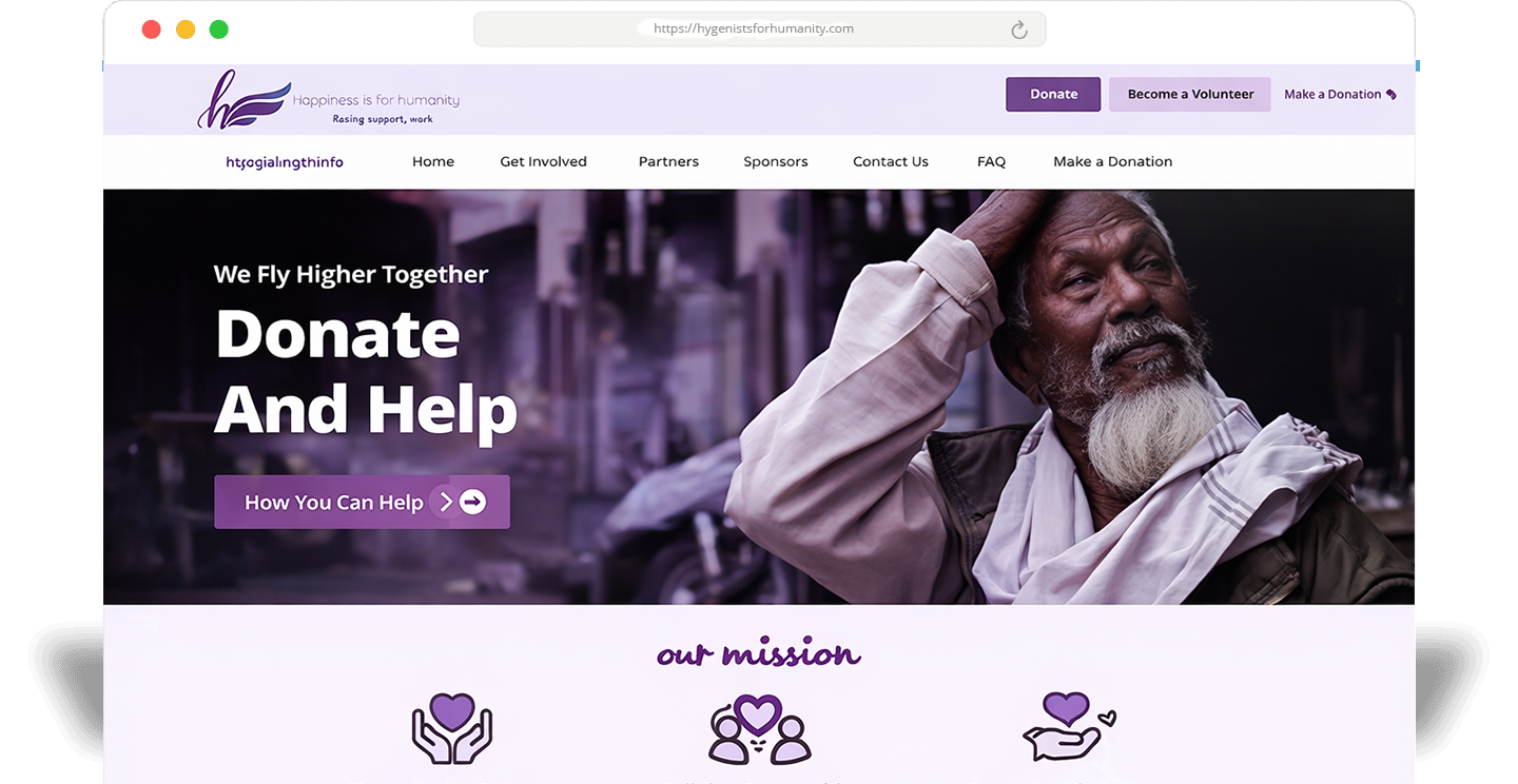 hygenists for humanity browser view updated