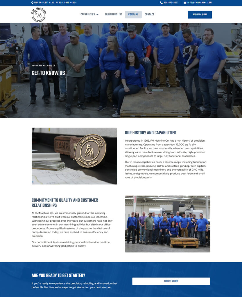 FM Machine 4 mi fm machine portfolio web page 2