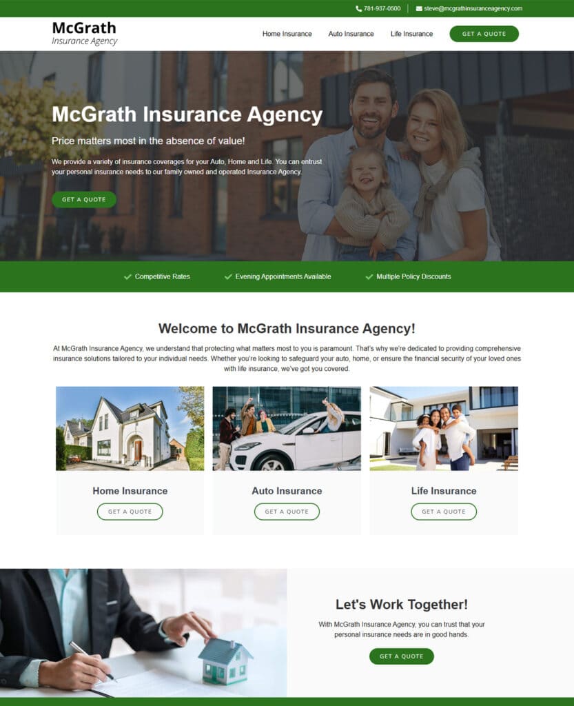McGrath Insurance Agency - mi mcgrath insurance portfolio web page 1 833x1024 1