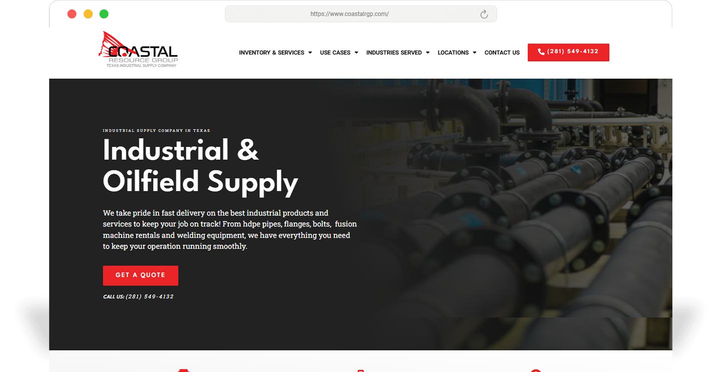 Coastal Resource Group 1 mi portfolio coastal resource group browser