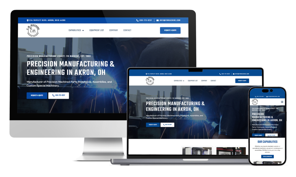 FM Machine 6 mi portfolio fm machine desktop laptop phone