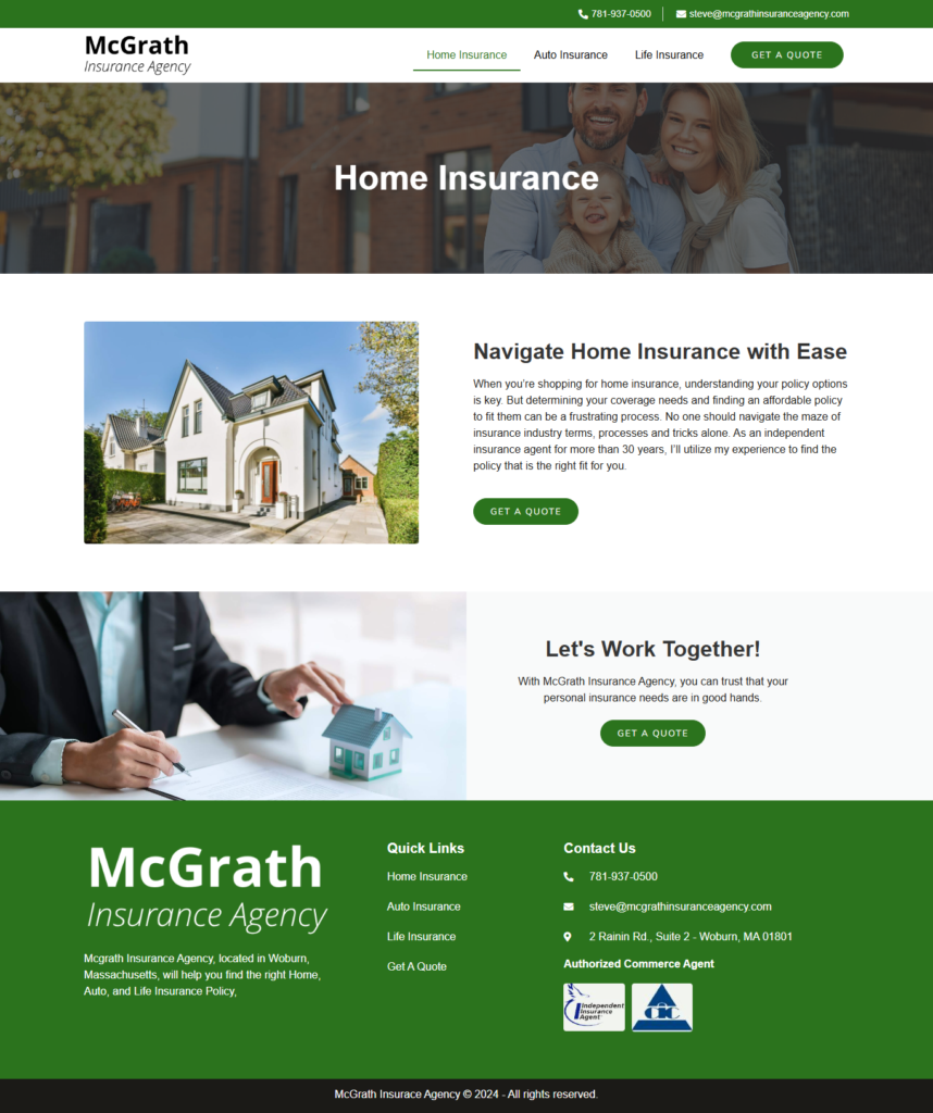 McGrath Insurance Agency 4 screencapture mcgrathinsuranceagency mass home insurance quote 2025 03 07 15 17 00