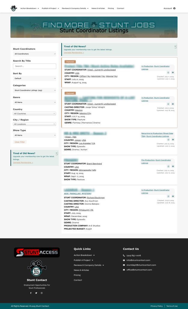 Stunt Contact 3 screencapture stuntcontact sc category stunt coordinator listings 2025 07 21 17 21 12